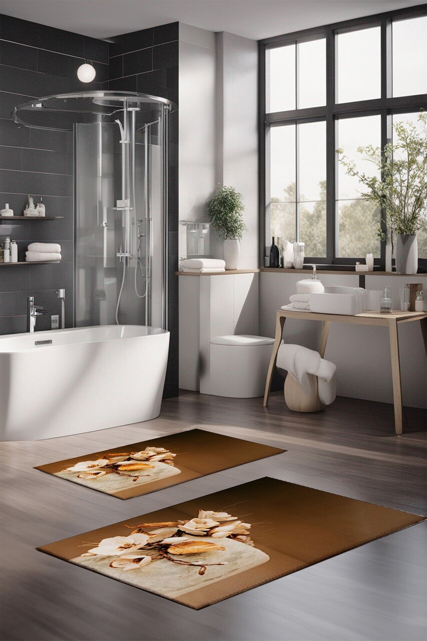 Set covorase de baie, L'essentiel Maison, CT-5368, Multicolor - imagine 4